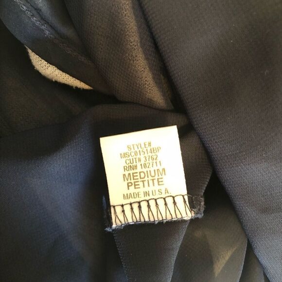 Gibson Grey & Blue Layered Crew Neck T-Shirt - Picture 7 of 7